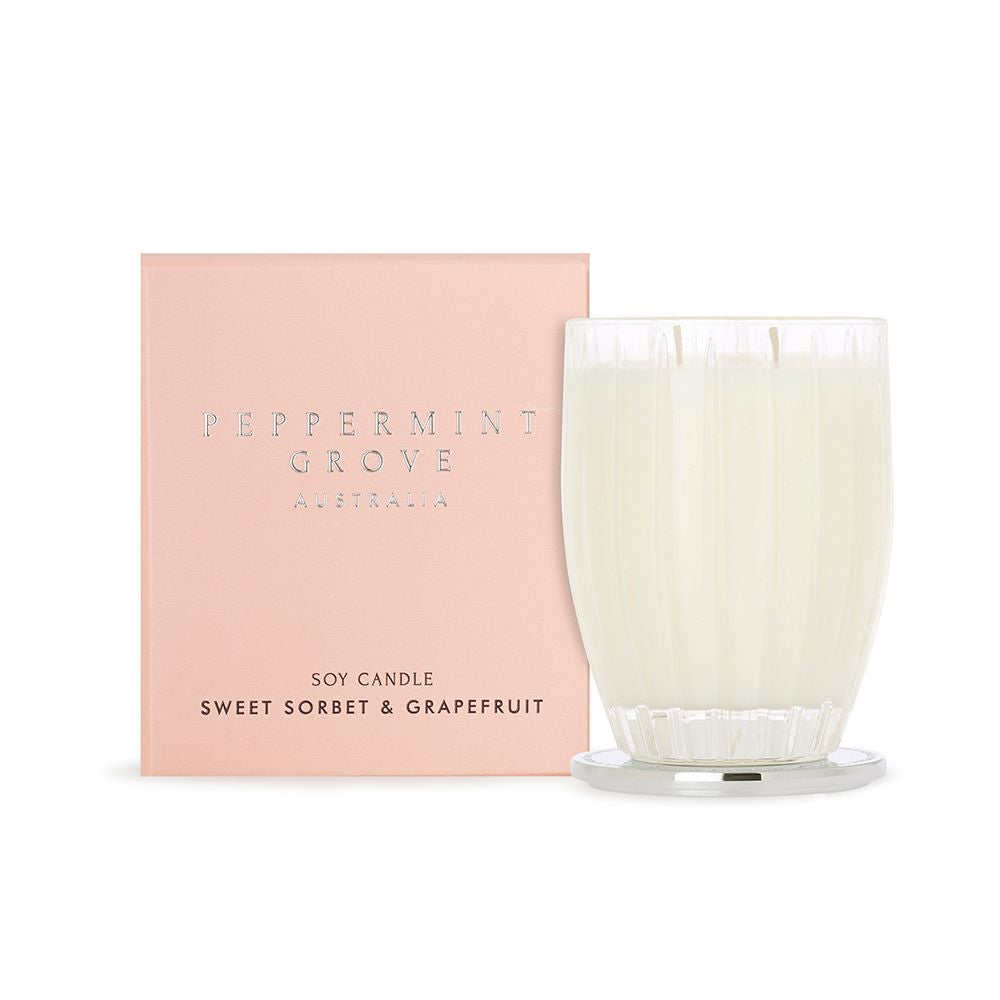 Sweet Sorbet and Grapefruit Soy Candle 350g